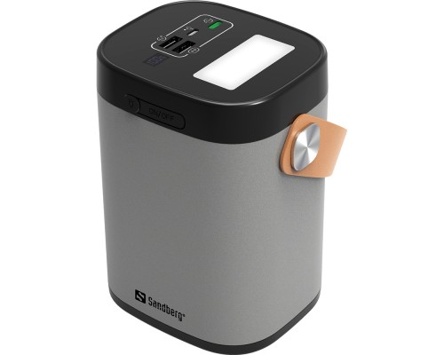 УМБ Sandberg 60000mAh 20W, 3A PD,QC3.0/VOOC, UPS mode, 2хUSB, Type-C OUT, ліхтарик 3W 