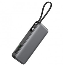 УМБ Acefast 20000mAh 130W PD,QC3.0 USB-A+USB-C In/Out,build-in cable M22 Gray