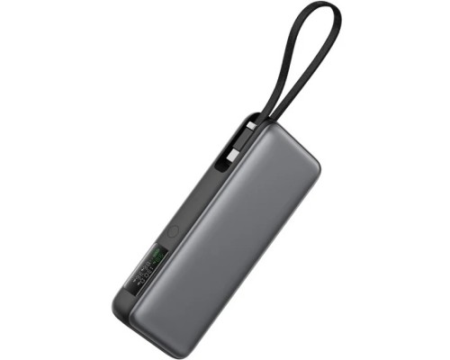 УМБ Acefast 20000mAh 130W PD,QC3.0 USB-A+USB-C In/Out,build-in cable M22 Gray 