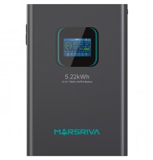Акумуляторна батарея Marsriva LiFePO4, 51.2V/102Ah, 5.22KWH, wall mounted