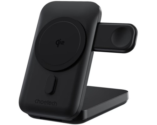 УМБ Choetech Magnetic Wireless 10000mAh 20W PD,QC USB-C,USB-LightningQi-2 15W,AppleWatch charg Black 