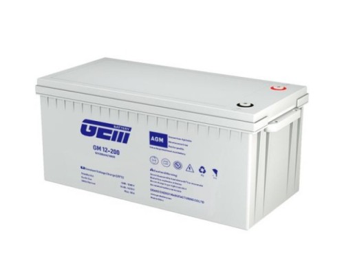 Акумуляторна батарея GEM Battery 12V-200Ah, AGM, L5/T5, (GM 12-200) 
