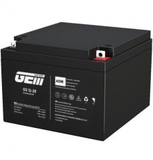 Акумуляторна батарея GEM Battery 12V-28Ah, AGM, L2/R2, (GS 12-28)