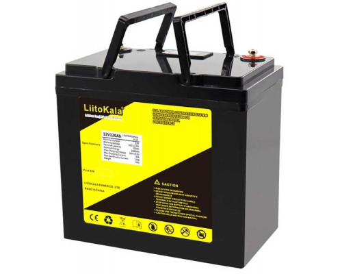 Акумуляторна батарея LiitoKala LiFePO4 12V120Ah, LCD 