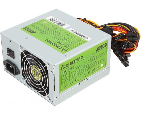 БЖ 400W Chieftec SMART PSF-400B, 80 mm, ~85%, Bulk 