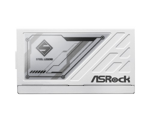 БЖ 850W ASRock SteelLegend White SL-850GW ATX 3.1 135mm, 80+ Gold, Fully Modular, Retail 