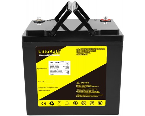 Акумуляторна батарея LiitoKala LiFePO4 12V120Ah 