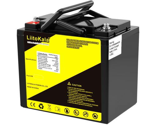 Акумуляторна батарея LiitoKala LiFePO4 12V60Ah 