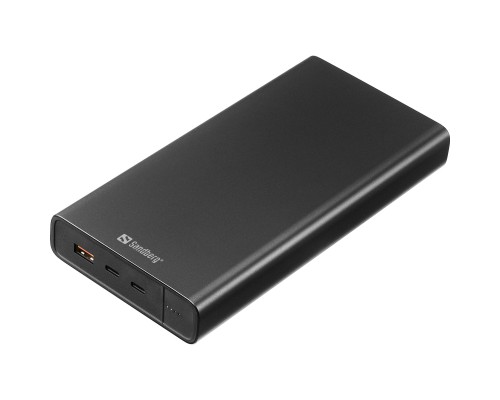 УМБ Sandberg 40000mAh 127W 20В/5А,PD, UPS mode, 2хUSB, Type-C OUT 