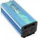 Інвертор Choetech з зарядкою, функція ДБЖ 12220V 1500Вт, чиста синусоїда 