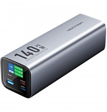 УМБ Vention 27000mAh 140W 5A PD,QC3.0, 2xUSB-C, USB-A, LED Display, Gray