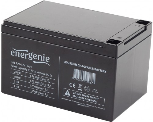 Акумуляторна батарея EnerGenie 12V, 12Ah 