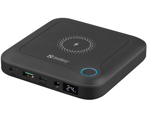 УМБ Sandberg 24000mAh 85W PD All-in1 Laptop, UPS mode, DC 12-24V/4А, USB, Type-C OUT PD 