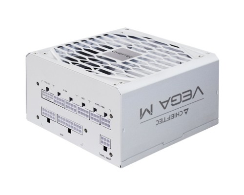 БЖ 750W Chieftec VEGA M PPG-750-CW ATX 3.1 135mm, 80+ Gold, Fully modular, WHITE, Retail 
