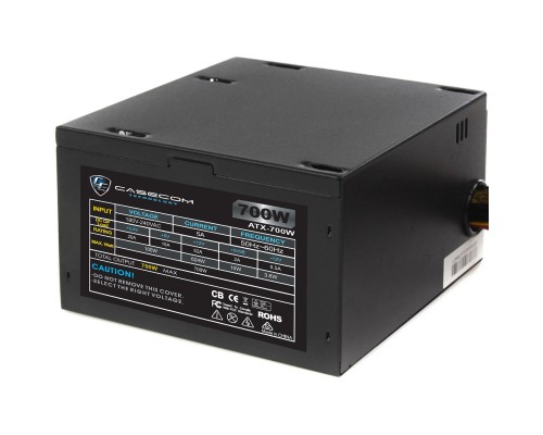 БЖ 700W Casecom, 120mm, 4хSATA, Bulk 
