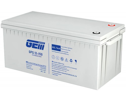 Акумуляторна батарея GEM Battery 12V-150Ah, GEL, L5/T5, (GPG 12-150) 