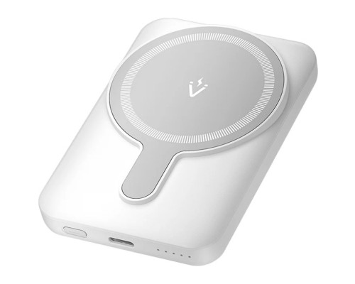 УМБ Vention Magnetic Wireless 5000mAh 20W 3A, PD 1xUSB-C,Light Indicator, White 