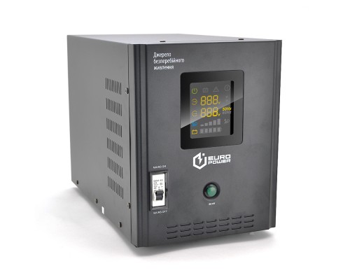 ДБЖ з правильною синусоїдою Europower PSW-EP6000TW48 (4200 Вт) 20А, підлоговий, під зовнішню АКБ 48В, Q1 