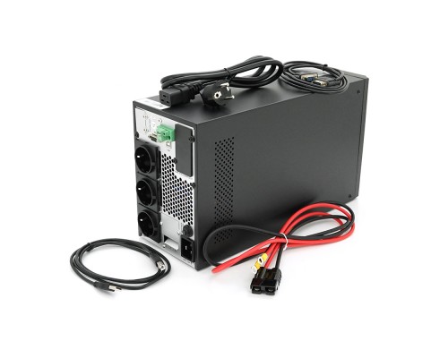 ДЖБ з правильною синусоїдою Ritar PT-3KL-LCD, 3000VA (2700Вт), 96В, Струм макс. 5A, під зовнішній АКБ (405*190*325) 
