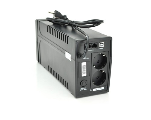 ДБЖ Ritar RTP650L-U (390W) Proxima-L, LED, AVR, 2st, USB, 2xSCHUKO socket, 1x12V7Ah, plastik Case ( 340 x 140 X 205) 4.7 кг Q4 