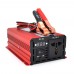 Інвертор напруги ST600CP (DC:300W), 12/220V з апроксимованою синусоїдою, 1 універсальна розетка, крокодили, BOX 