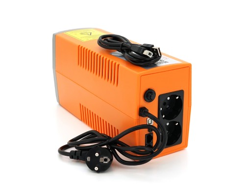 ДБЖ MAKELSAN Lion850VA (510W) Standby-L, LED, 170-280VAC, AVR 1st, 2xSCHUKO socket, 1x12V9Ah, Plastic Case ( 101 х 298 х 142 ) 