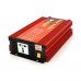 Інвертор напруги Demuda, 1000W 12/220V з апроксимованою синусоїдою, 1 універсальна розетка, клемні дроти, Q10 
