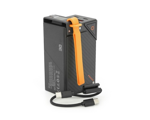 PowerBank FULLTECH PRIME 30000mAh, PD65W+22.5W, Input: (Type-C), Output: (USB, Type-C), індикація заряду, 0.600kg, Black, Box 