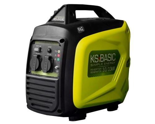 Генератор інверторний БЕНЗИНОВИЙ Konner&Sohnen KBS 33iS, 3kW (3.3kW), однофазний, 220V, 50Hz, об'єм 4л 