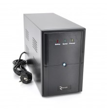 ДБЖ Ritar E-RTM600L-U (360W) ELF-L, LED, AVR, 2st, USB, 2xSCHUKO socket, 1x12V7Ah, metal Case Q4 (370*130*210) 4,8 кг (310*85*140)
