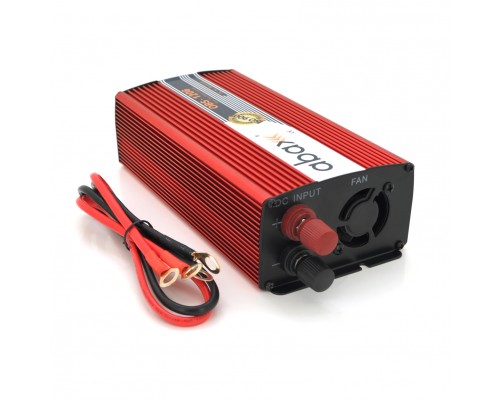 Voltage inverter ABAX OBS-1206 with correct sine wave, 600W, 12/220V, 1 Shuko, Box 