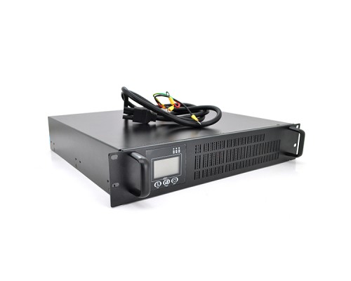 ДЖБ з правильною сінусоїдою ONLINE Ritar RT-1KL-LCD, RACK 1000VA (900Вт), 36В, під Зовнішній АКБ, 480 * 420 * 90 мм 