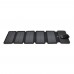 Solar panel 5 Foldings, built-in microUSB cable, Output: 5 /1,2 А(USB), plastic, Black, Corton box 