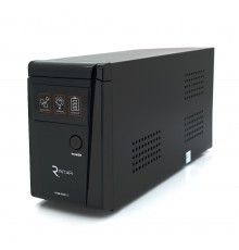 ДБЖ з правильною синусоїдою RITAR RTSW-600NL12 LED (360Вт), 12В, під зовнішній АКБ, Q4 (320*132*210) 4,2 кг (236*85*130)