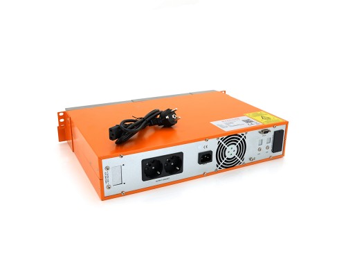 ДБЖ з правильною синусоїдою ONLINE MAKELSAN PowerPack Se-RT-1kVA-LCD, 1000VA (900Вт), 24В, Вбудована батарея 12V 7Ah х2шт, (545*428*194), 12.5кг, Q1 