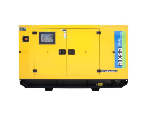 Генератор дизельний AKSA - A4CRX46TI, трифазний 230/400V, 50Hz, 110KVA (88КВт), об'єм 155л, комплектується АВР (30687), АВР у комплект не входить! 