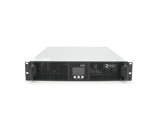 ИБП з правильною синусоїдою ONLINE Ritar RT-6KL-LCD, RACK 6000VA (5400Вт), 192В, Струм макс. 5A, під зовнішній АКБ, (482*420*87)) 