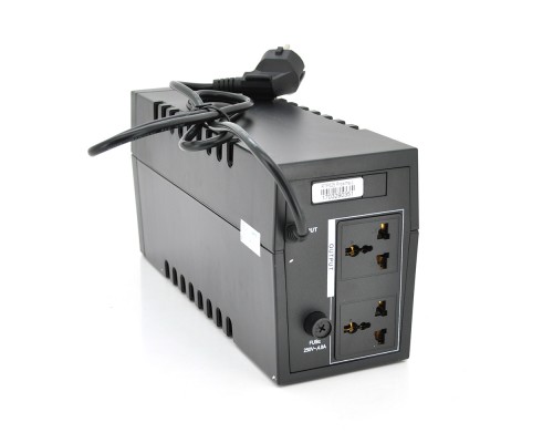 ДБЖ Ritar RTP625 (375W) Proxima-L, LED, AVR, 2st, 2xUNIVERSAL socket, 1x12V7Ah, plastik Case ( 300 x 100 x 140 ) 