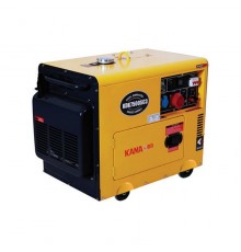 Генератор дизельний KDK7500SC3, 3-фазний 220/400V, 50Hz, 6.9kVA/5.5kW, бак 14.5 л, витрата 1.5 л/год, пуск: стартер, 850х550х720 мм, 160 кг
