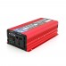 Інвертор напруги DA-1600M (DC:800W), 12/220V з апроксимованою синусоїдою, 1 універсальна розетка, клемні дроти, Q24 