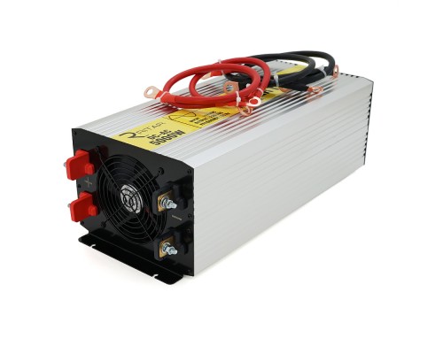 Інвертор напруги RITAR RSC-5000, 12V/220V, 5000W з правільною синусоїдою, 2xShuko, 1xUSB, клемні дроти, клемні колодки, BOX, Q2 