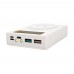 Power bank Voltronic CX4-PD-QIMagnetic під 4х18650, Magnetic Wireless Charger, Output:22.5W, Micro-USB, Type-C, Lightning, ABS, PVC, White, BOX 