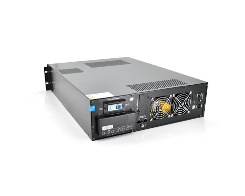 ДБЖ з правильною синусоїдою ONLINE Ritar RT-10KL-LCD, RACK 10000VA(9000Вт), 192В, Струм макс. 5A, під зовн.АКБ 