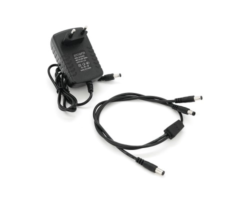Корпус ДБЖ для роутера, 15W, Output: DC12V/1,5A, під акумулятори 4(АА), White, ОЕМ(Порожній) 