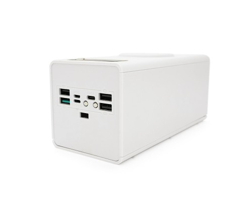 Power bank Voltronic D32-PD-QIMagnetic під 24х18650, Magnetic Wireless Charger, Output:22.5W, Micro-USB, Type-C, Lightning, ABS, PVC, White, BOX 
