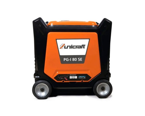 Генератор інверторний Бензиновий UNICRAFT PG-I 80 SE, 7kW (7.5kW), однофазний, 220V, 50Hz, об'єм 25л 