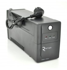 ДБЖ Ritar RTP800L-U (480W) Proxima-L, LED, AVR, 2st, USB, 2xSCHUKO socket, 1x12V9Ah, plastik Case. 