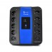 ДБЖ Ritar U-Smart-1000 (600W), LED, AVR, 3st, 8xSCHUKO socket, 1x12V9Ah, USB x2, RJ45, plastik Case 