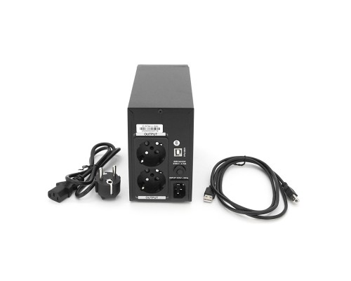ДБЖ Ritar E-RTM-LI-550 (330W), LED, AVR, 3st, 2xSCHUKO socket, АКБ LiFePO4x12V92Wh, metal Case (210*85*140) 1,9кг (300*278*440) 