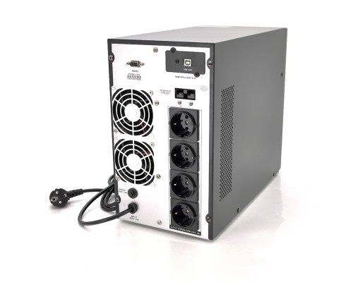 ДЖБ з правильною синусоїдою Ritar PT-2KL-LCD, 2000VA (1800Вт), 72В, Струм макс. 5A, під зовнішній АКБ (405*190*326) 